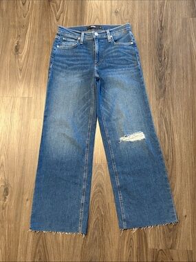Hudson Jeans Rosie Wide Leg Raw-Hem